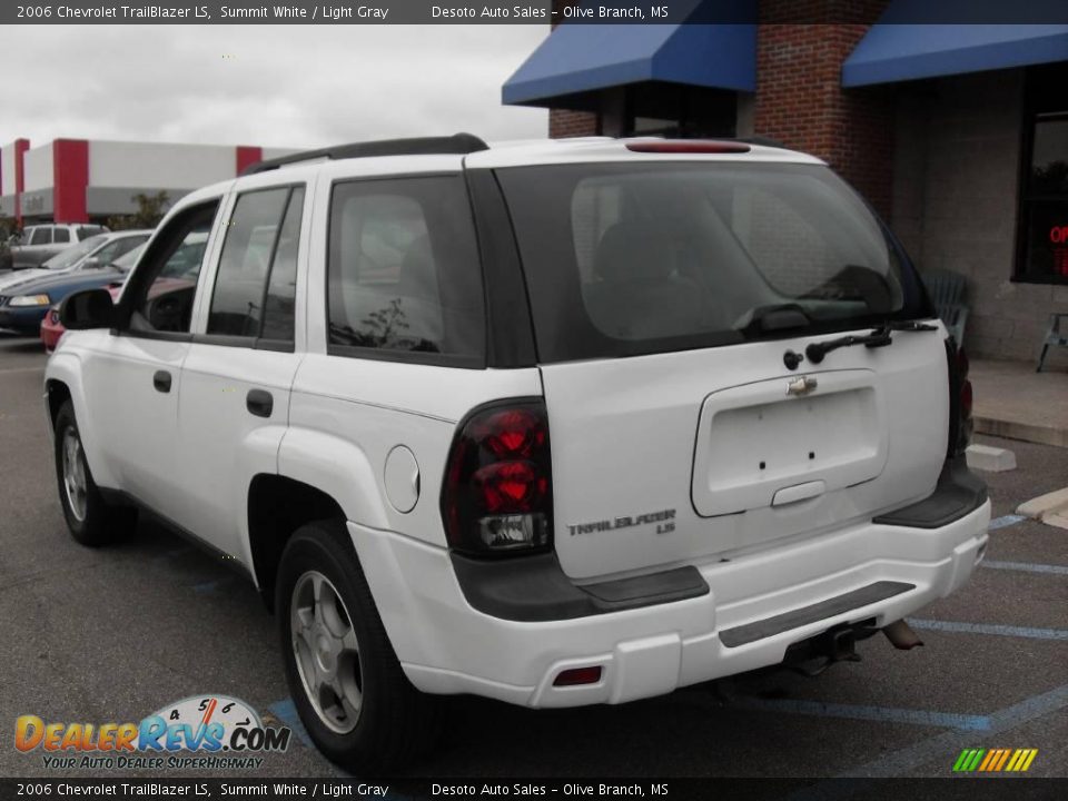 2006 Chevrolet TrailBlazer LS Summit White / Light Gray Photo #8