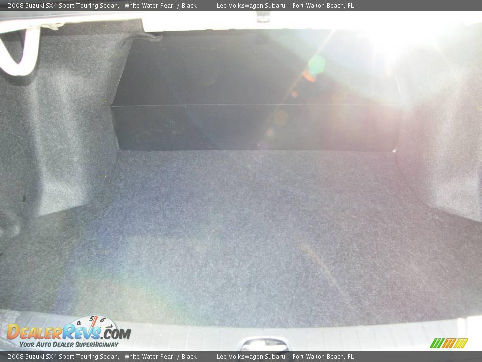 2008 Suzuki SX4 Sport Touring Sedan White Water Pearl / Black Photo #24