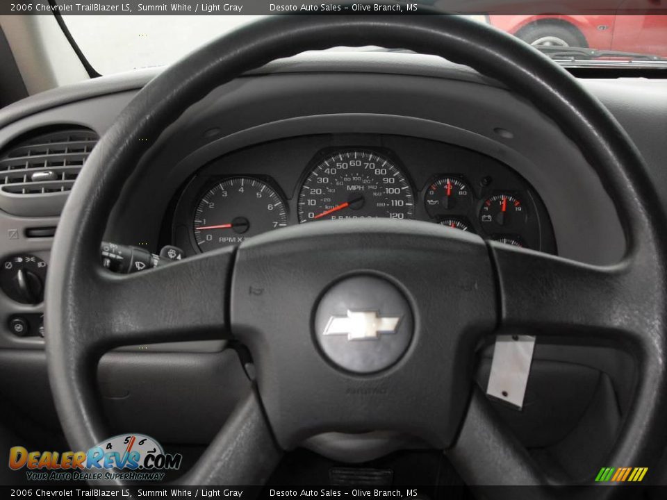 2006 Chevrolet TrailBlazer LS Summit White / Light Gray Photo #10