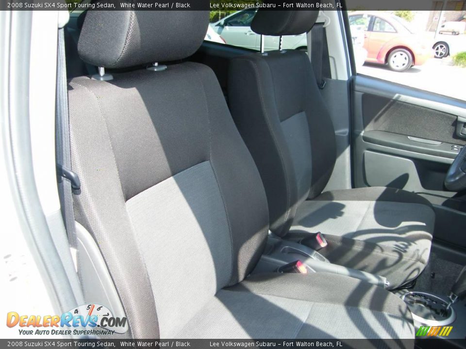 2008 Suzuki SX4 Sport Touring Sedan White Water Pearl / Black Photo #26