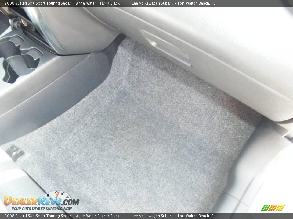 2008 Suzuki SX4 Sport Touring Sedan White Water Pearl / Black Photo #27