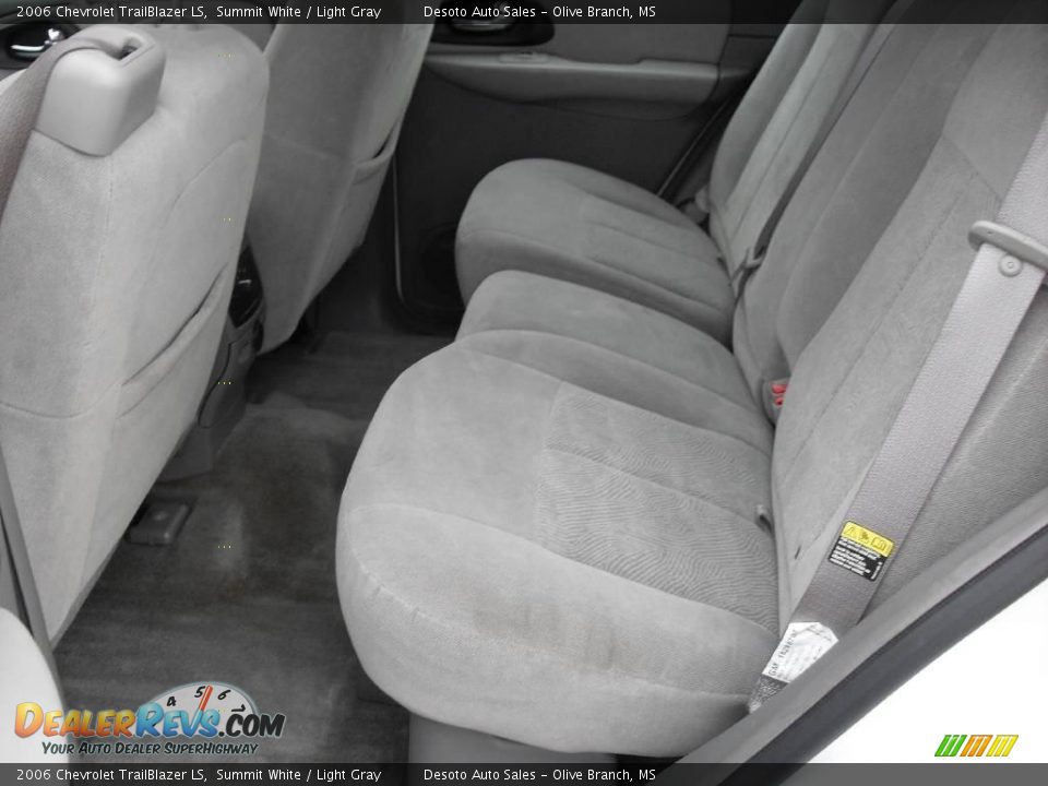 2006 Chevrolet TrailBlazer LS Summit White / Light Gray Photo #14
