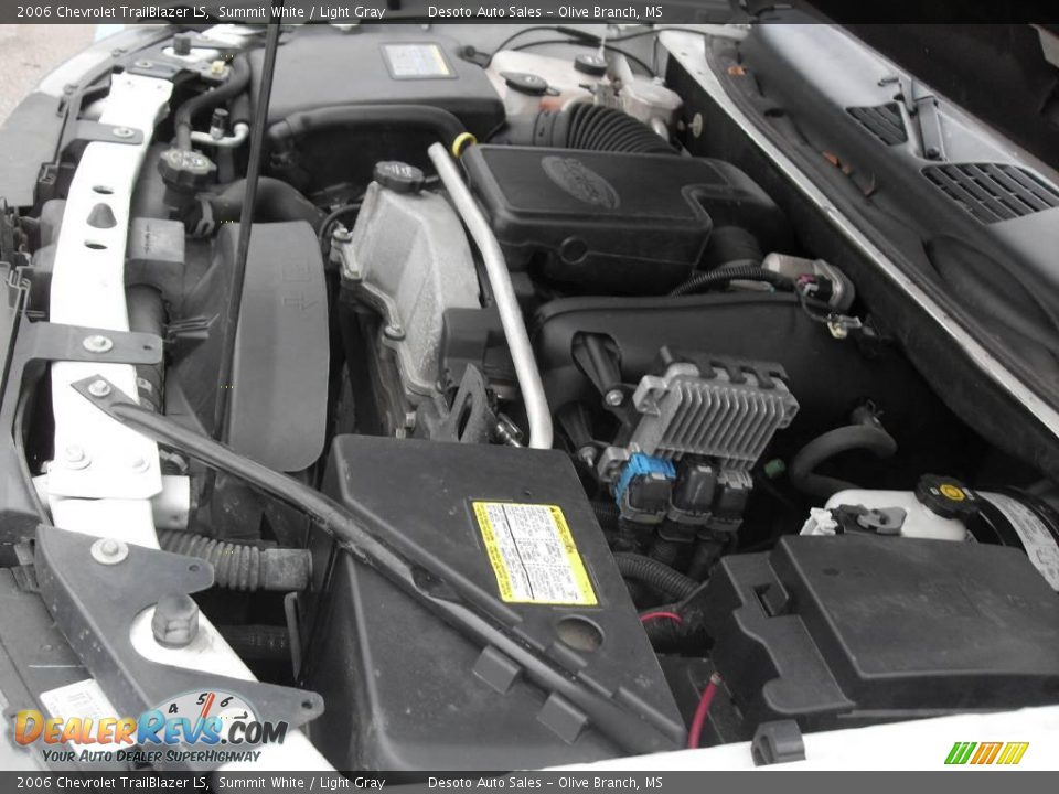 2006 Chevrolet TrailBlazer LS Summit White / Light Gray Photo #19
