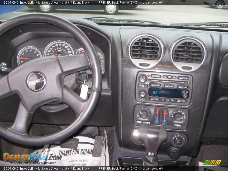 2006 GMC Envoy SLE 4x4 Liquid Silver Metallic / Ebony Black Photo #13