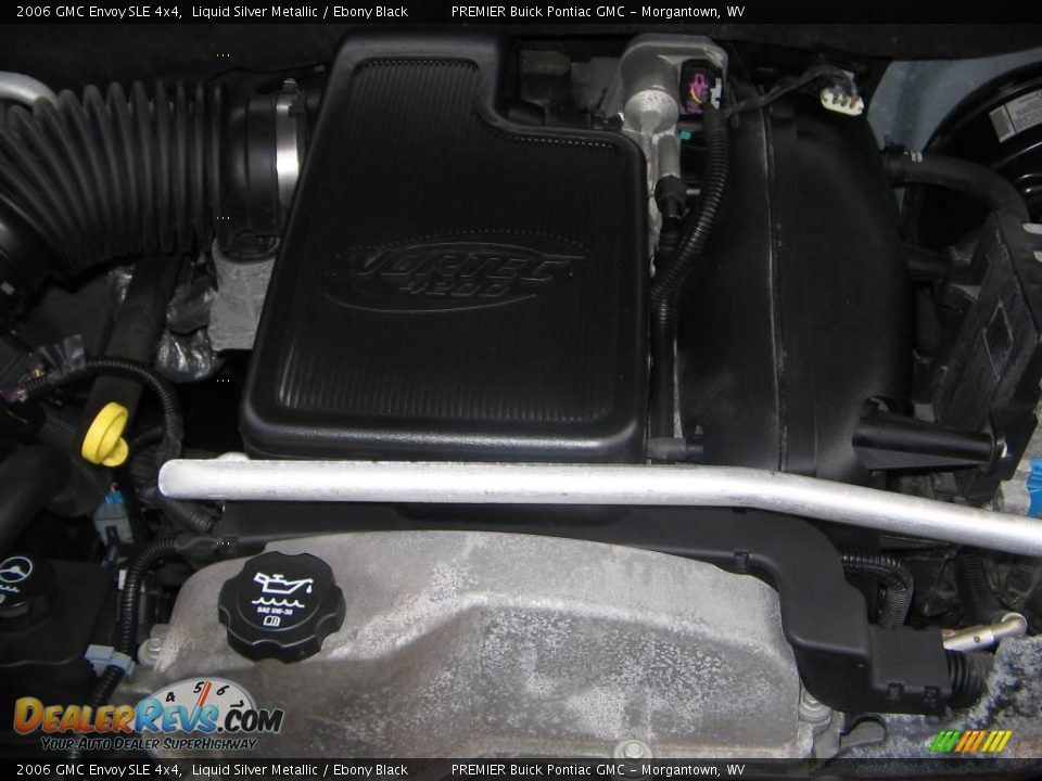 2006 GMC Envoy SLE 4x4 Liquid Silver Metallic / Ebony Black Photo #19