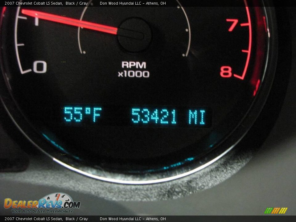 2007 Chevrolet Cobalt LS Sedan Black / Gray Photo #19