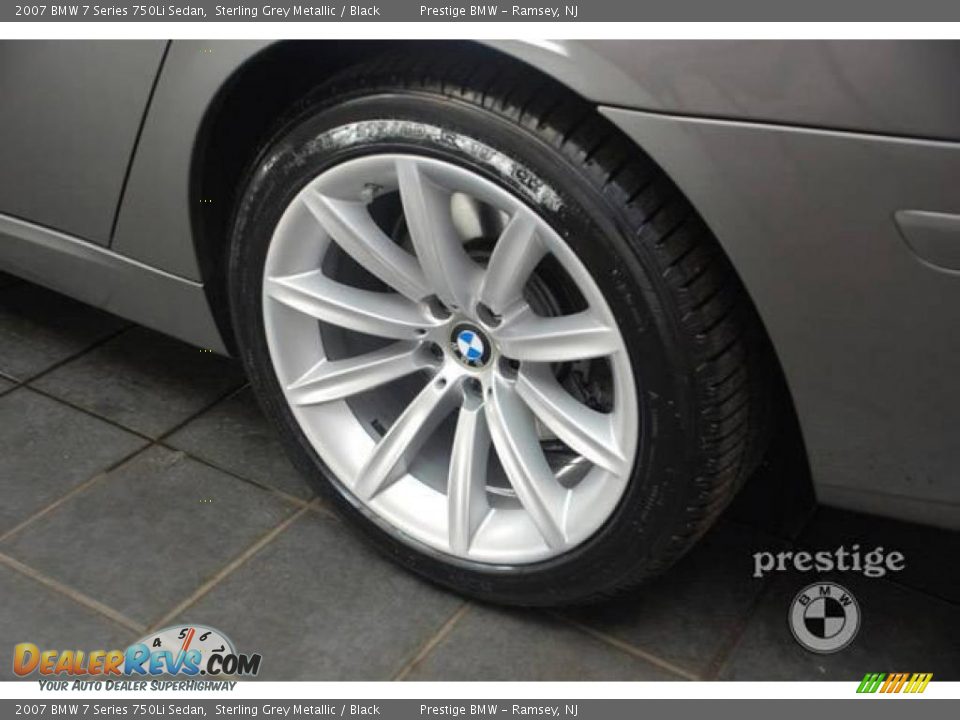 2007 BMW 7 Series 750Li Sedan Sterling Grey Metallic / Black Photo #3