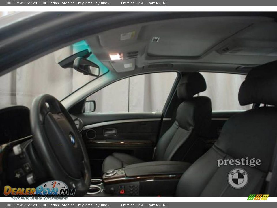 2007 BMW 7 Series 750Li Sedan Sterling Grey Metallic / Black Photo #5