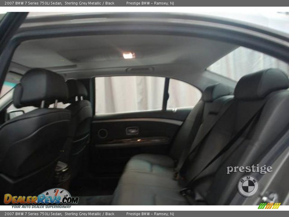 2007 BMW 7 Series 750Li Sedan Sterling Grey Metallic / Black Photo #6
