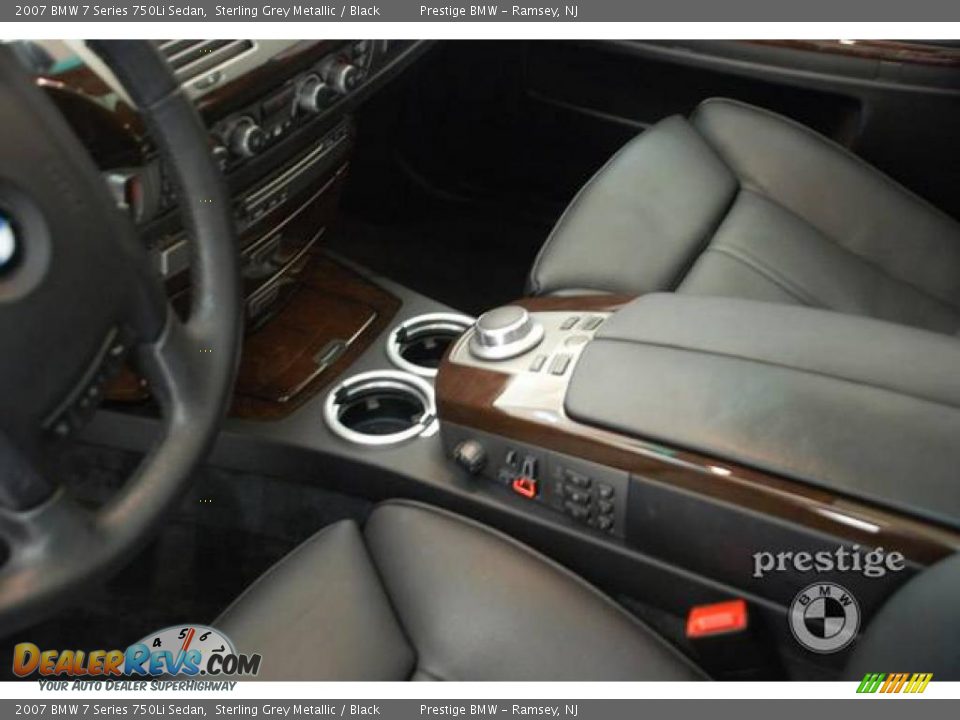 2007 BMW 7 Series 750Li Sedan Sterling Grey Metallic / Black Photo #7