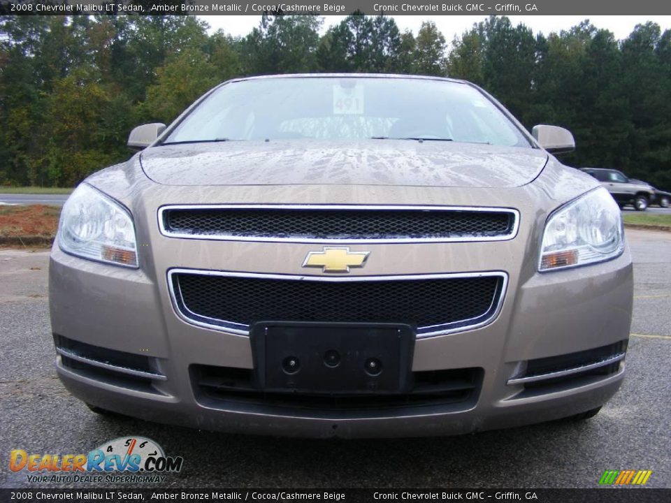 2008 Chevrolet Malibu LT Sedan Amber Bronze Metallic / Cocoa/Cashmere Beige Photo #3