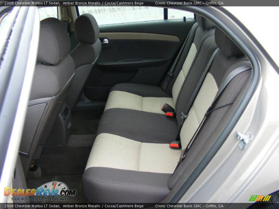 2008 Chevrolet Malibu LT Sedan Amber Bronze Metallic / Cocoa/Cashmere Beige Photo #13