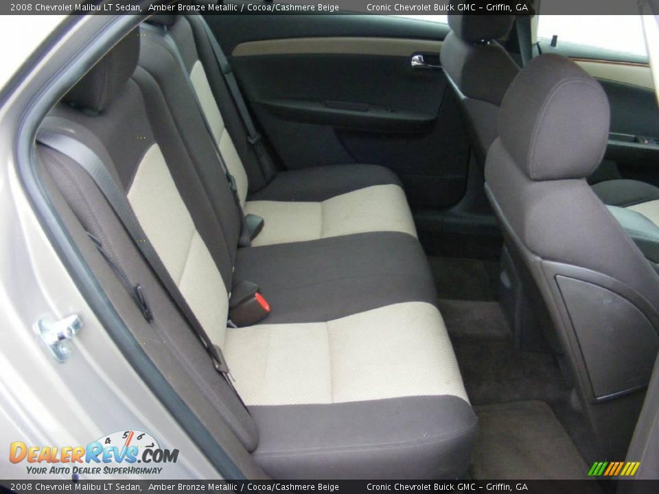 2008 Chevrolet Malibu LT Sedan Amber Bronze Metallic / Cocoa/Cashmere Beige Photo #14