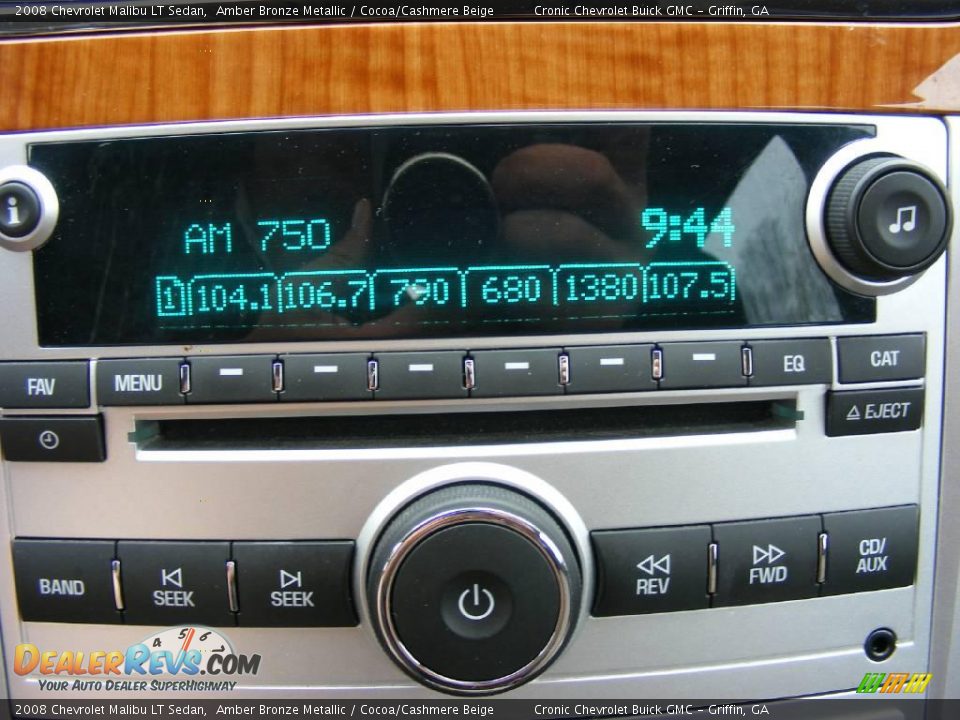 2008 Chevrolet Malibu LT Sedan Amber Bronze Metallic / Cocoa/Cashmere Beige Photo #19