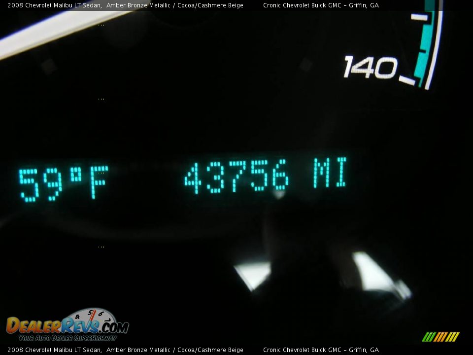 2008 Chevrolet Malibu LT Sedan Amber Bronze Metallic / Cocoa/Cashmere Beige Photo #21