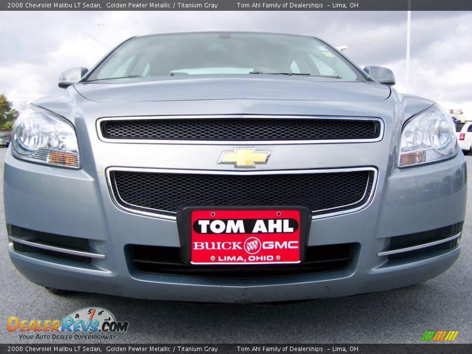2008 Chevrolet Malibu LT Sedan Golden Pewter Metallic / Titanium Gray Photo #3