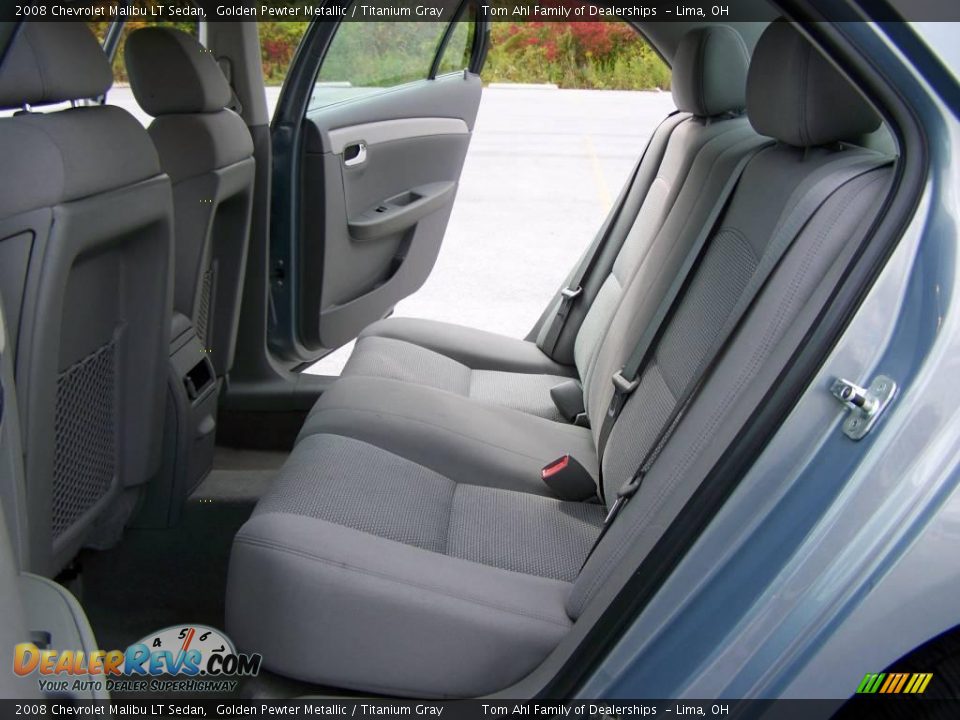 2008 Chevrolet Malibu LT Sedan Golden Pewter Metallic / Titanium Gray Photo #10