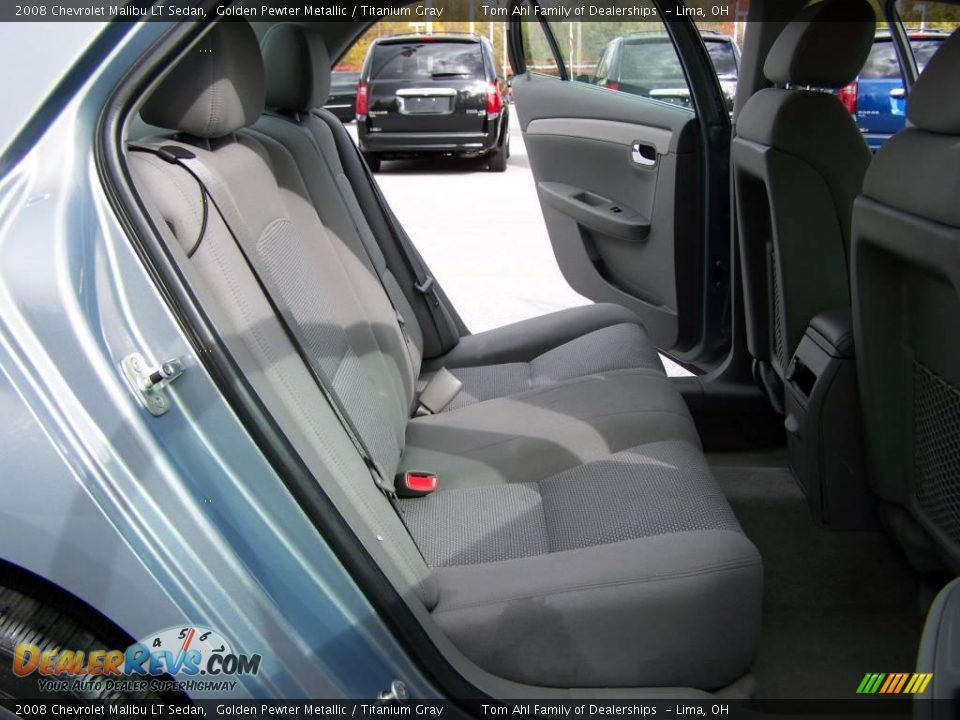 2008 Chevrolet Malibu LT Sedan Golden Pewter Metallic / Titanium Gray Photo #11
