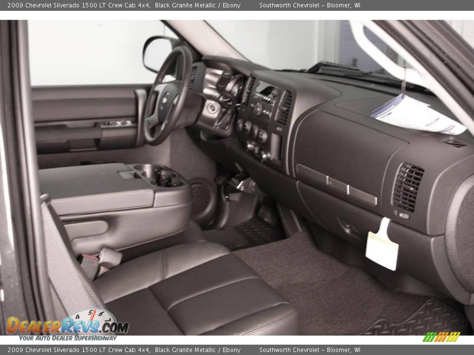 2009 Chevrolet Silverado 1500 LT Crew Cab 4x4 Black Granite Metallic / Ebony Photo #4