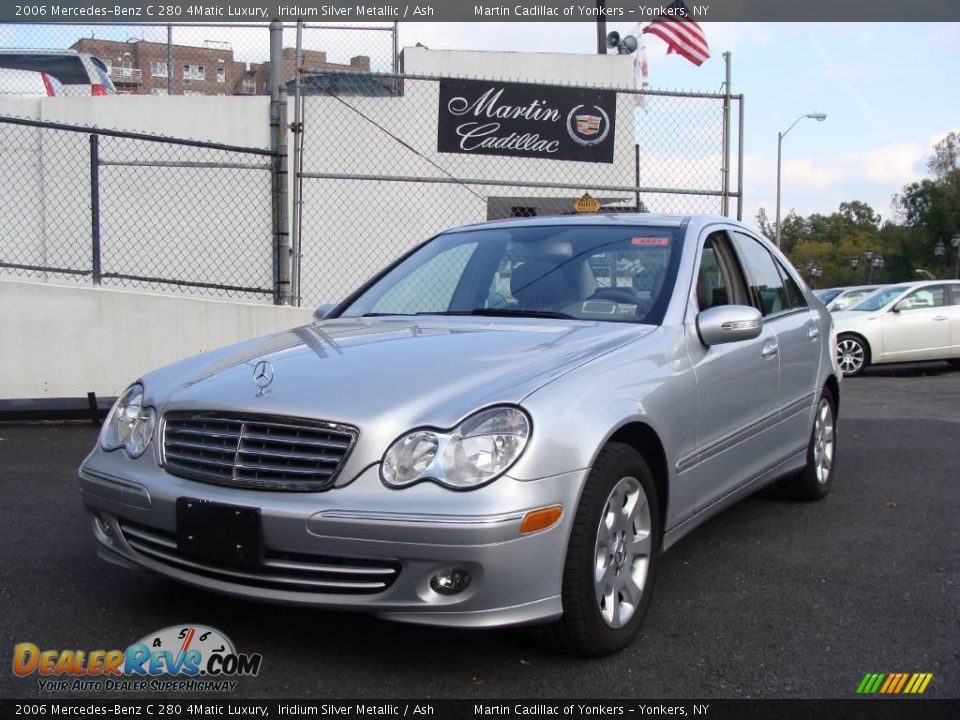 2006 Mercedes-Benz C 280 4Matic Luxury Iridium Silver Metallic / Ash Photo #1