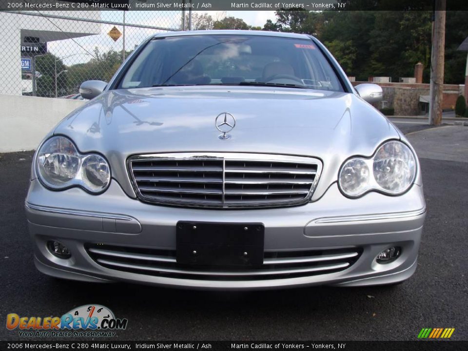 2006 Mercedes-Benz C 280 4Matic Luxury Iridium Silver Metallic / Ash Photo #2