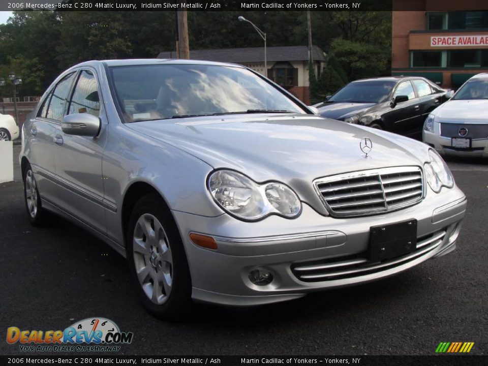 2006 Mercedes-Benz C 280 4Matic Luxury Iridium Silver Metallic / Ash Photo #3