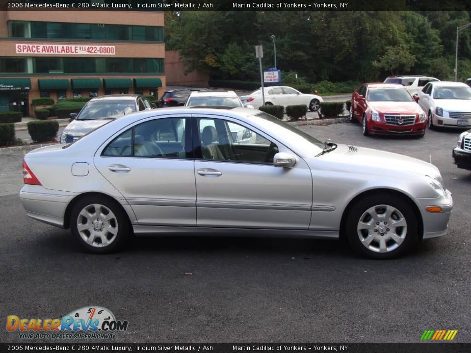 2006 Mercedes-Benz C 280 4Matic Luxury Iridium Silver Metallic / Ash Photo #4