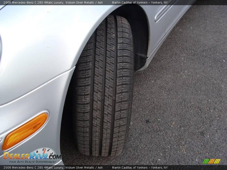 2006 Mercedes-Benz C 280 4Matic Luxury Iridium Silver Metallic / Ash Photo #10