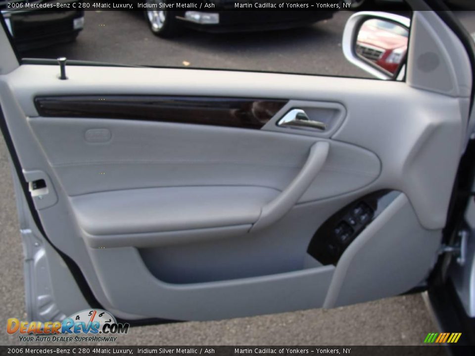 2006 Mercedes-Benz C 280 4Matic Luxury Iridium Silver Metallic / Ash Photo #11