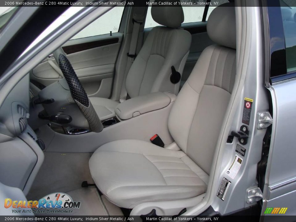 2006 Mercedes-Benz C 280 4Matic Luxury Iridium Silver Metallic / Ash Photo #16