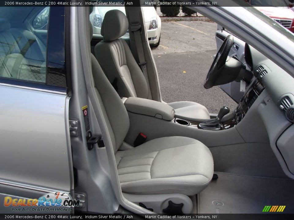 2006 Mercedes-Benz C 280 4Matic Luxury Iridium Silver Metallic / Ash Photo #17