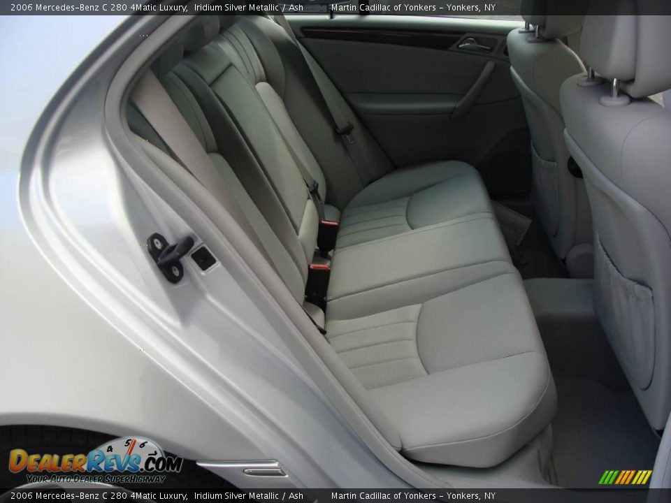 2006 Mercedes-Benz C 280 4Matic Luxury Iridium Silver Metallic / Ash Photo #18
