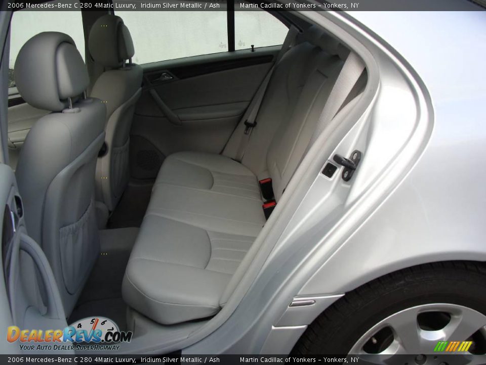 2006 Mercedes-Benz C 280 4Matic Luxury Iridium Silver Metallic / Ash Photo #19