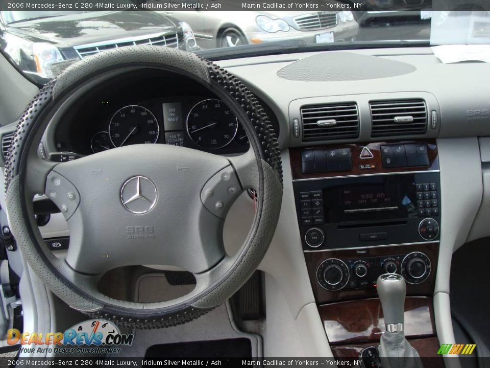 2006 Mercedes-Benz C 280 4Matic Luxury Iridium Silver Metallic / Ash Photo #20