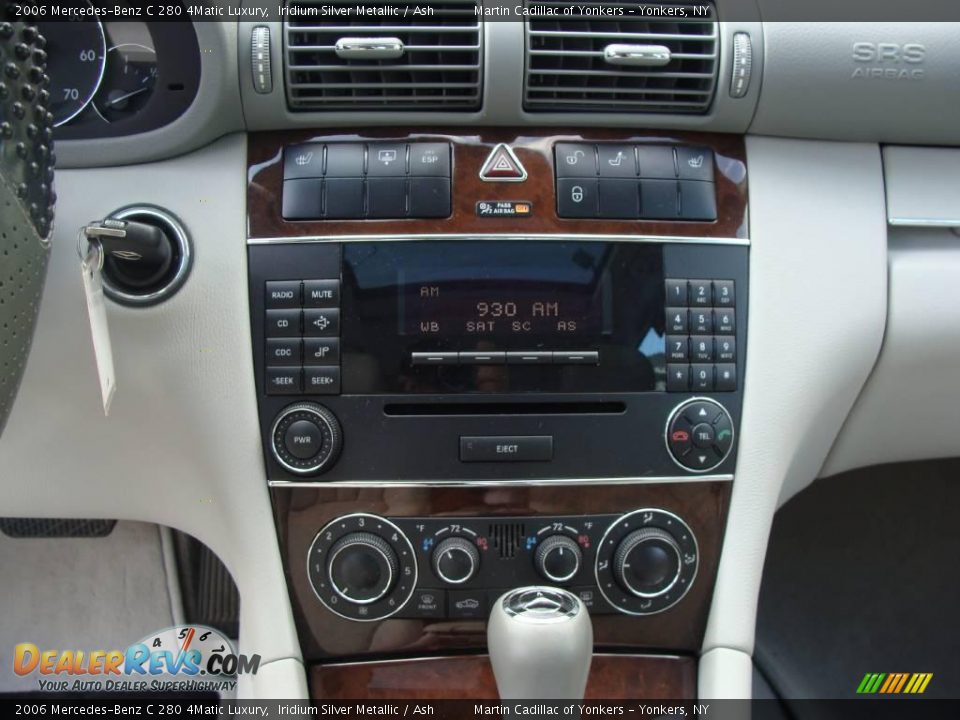 2006 Mercedes-Benz C 280 4Matic Luxury Iridium Silver Metallic / Ash Photo #22