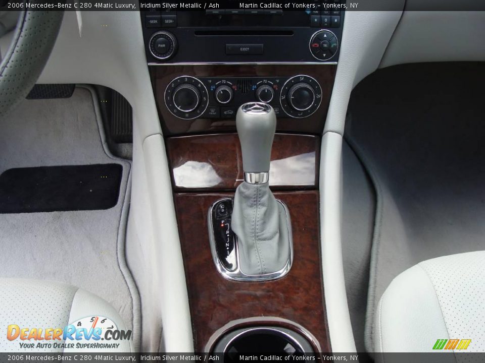 2006 Mercedes-Benz C 280 4Matic Luxury Iridium Silver Metallic / Ash Photo #23