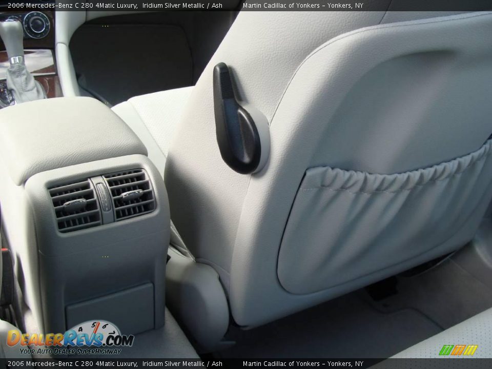 2006 Mercedes-Benz C 280 4Matic Luxury Iridium Silver Metallic / Ash Photo #24