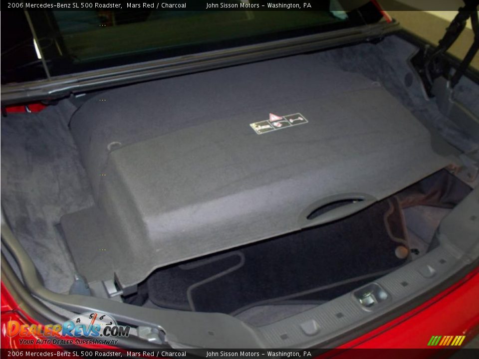 2006 Mercedes-Benz SL 500 Roadster Mars Red / Charcoal Photo #13