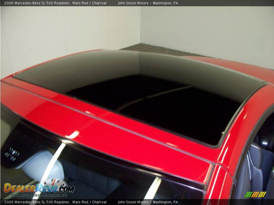 2006 Mercedes-Benz SL 500 Roadster Mars Red / Charcoal Photo #14