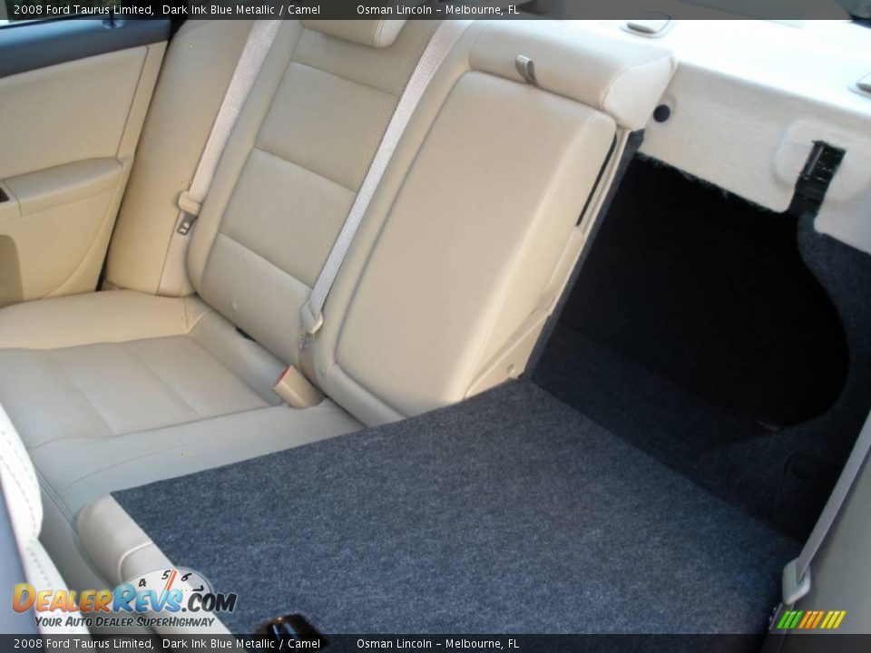 2008 Ford Taurus Limited Dark Ink Blue Metallic / Camel Photo #15
