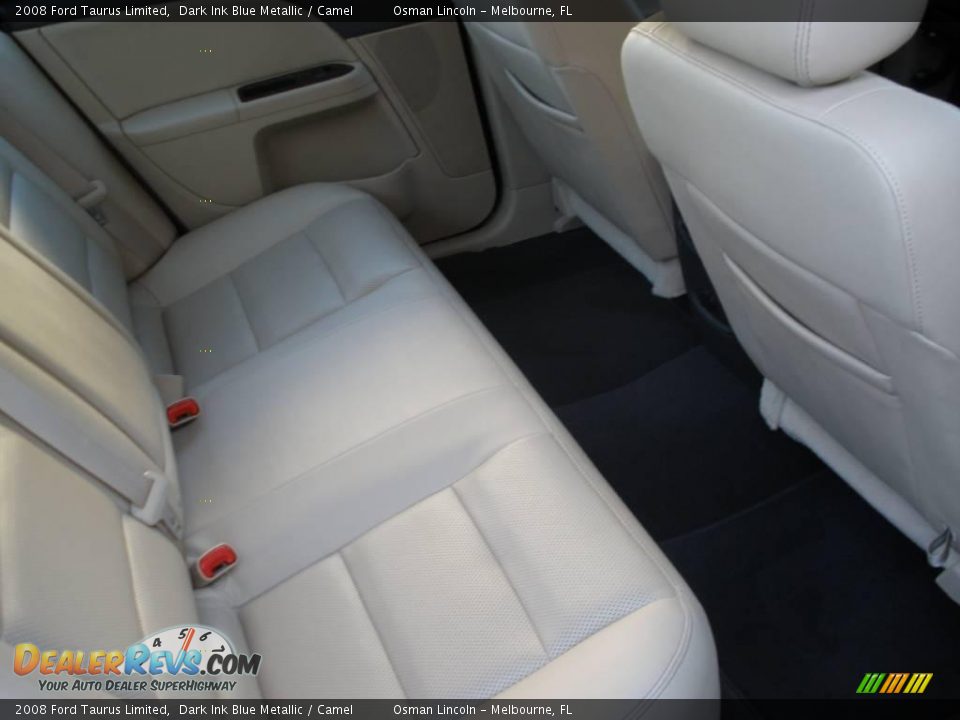 2008 Ford Taurus Limited Dark Ink Blue Metallic / Camel Photo #17