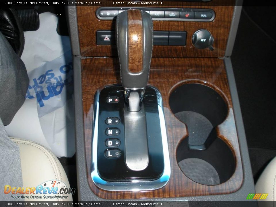 2008 Ford Taurus Limited Dark Ink Blue Metallic / Camel Photo #21