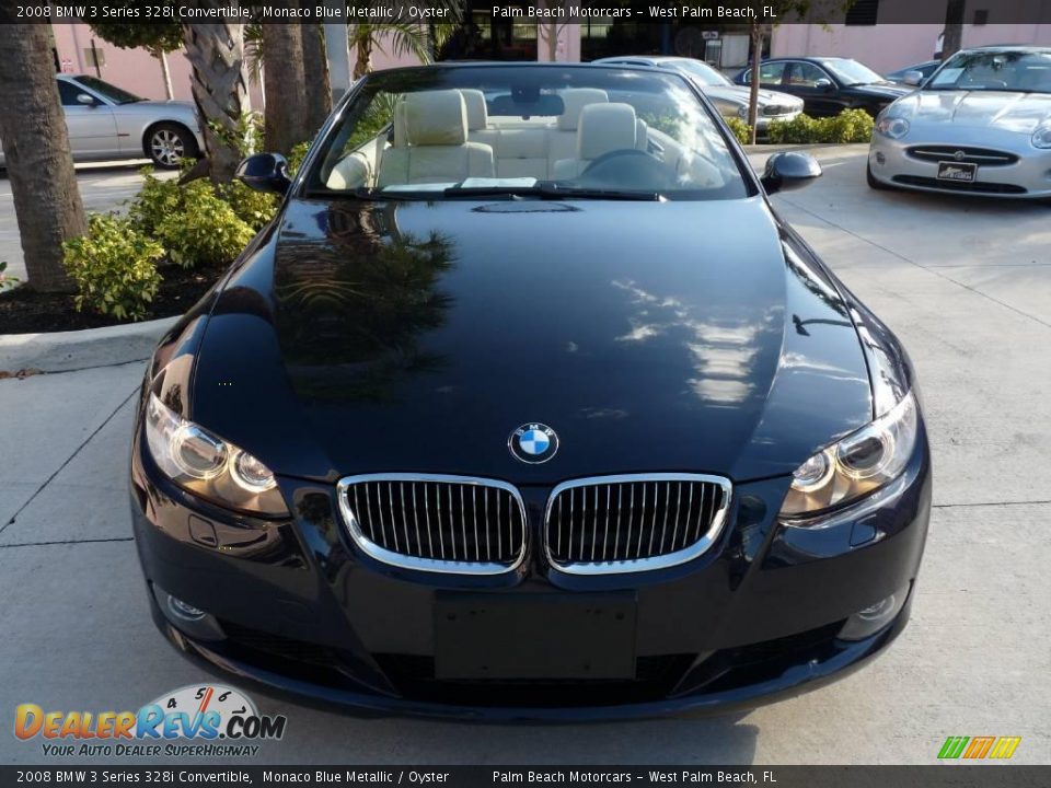 2008 BMW 3 Series 328i Convertible Monaco Blue Metallic / Oyster Photo #2