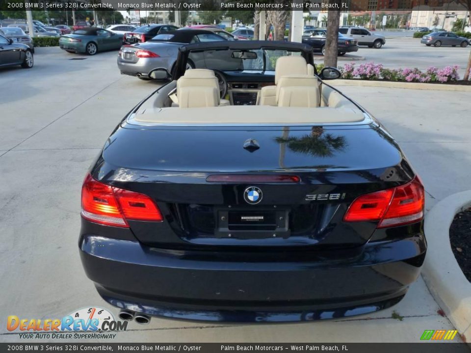 2008 BMW 3 Series 328i Convertible Monaco Blue Metallic / Oyster Photo #5