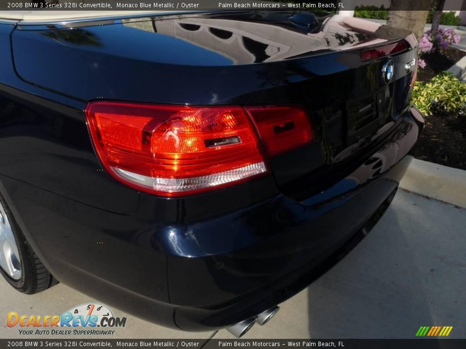 2008 BMW 3 Series 328i Convertible Monaco Blue Metallic / Oyster Photo #6