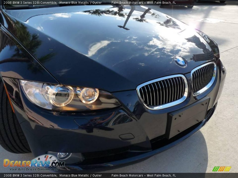 2008 BMW 3 Series 328i Convertible Monaco Blue Metallic / Oyster Photo #8