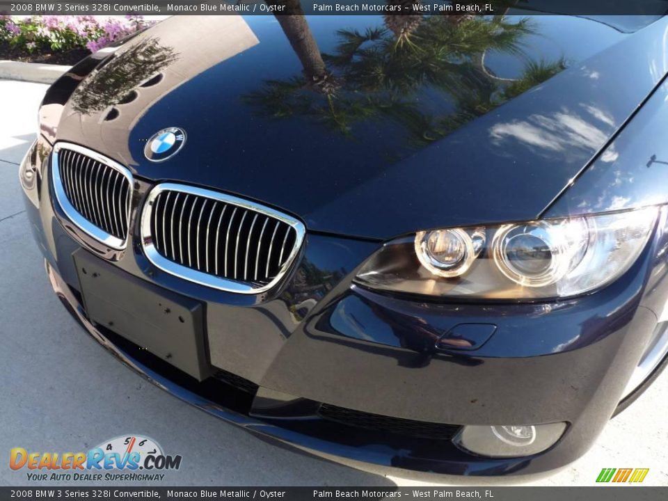 2008 BMW 3 Series 328i Convertible Monaco Blue Metallic / Oyster Photo #9