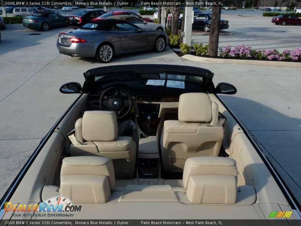 2008 BMW 3 Series 328i Convertible Monaco Blue Metallic / Oyster Photo #10