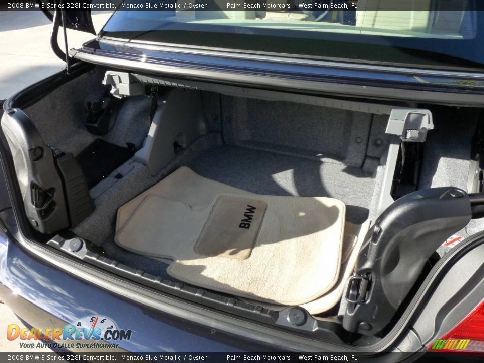 2008 BMW 3 Series 328i Convertible Monaco Blue Metallic / Oyster Photo #13