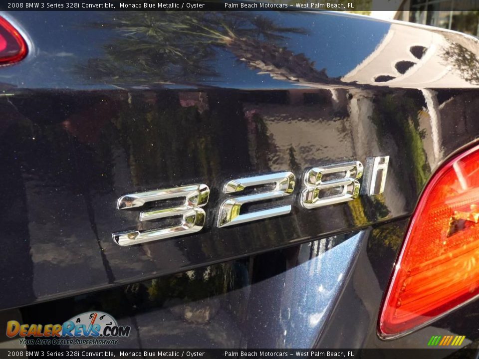 2008 BMW 3 Series 328i Convertible Monaco Blue Metallic / Oyster Photo #14